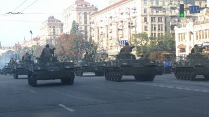 "Киевавтодор": Репетиция парада наносит убытки