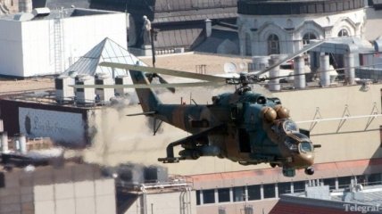 Украинские вертолетчики прилетели на учения в Германию