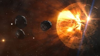Странный астероид Бенну выбрасывает камни в космос