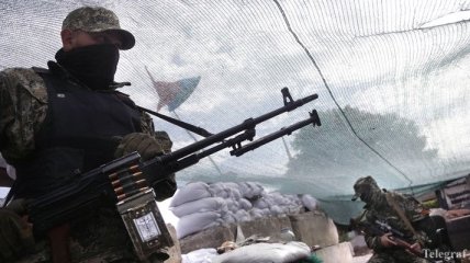 Боевики разрушили горотдел милиции в Дебальцево