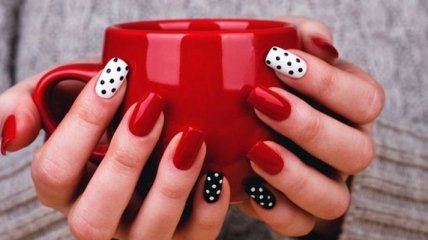 Маникюр 2018: страстный дизайн ногтей в красных оттенках (Фото) 