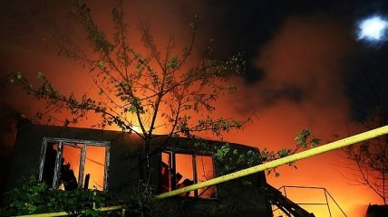 В Одессе произошел крупный пожар в санатории
