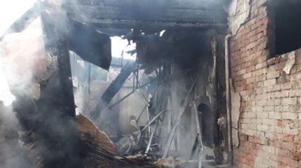 В Харьковской области во время пожара погиб человек