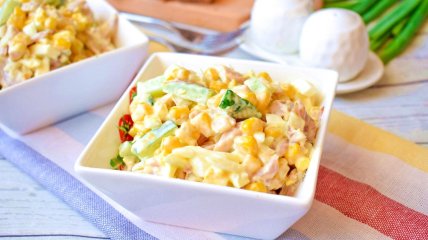 Святковий салат нашвидкуруч з простих продуктів