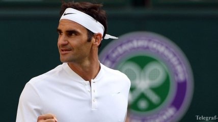 Федерер в 15-й раз вышел в четвертьфинал Уимблдона