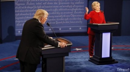 В США состоялись теледебаты между Клинтон и Трампом
