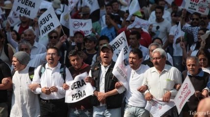 Как проходят акции протеста против повышения цен на бензин в Мексике (Фото)
