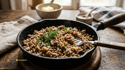 Гречка на пательні