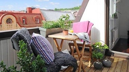 Красивый балкон - место для отдыха в современных квартирах (Фото) 