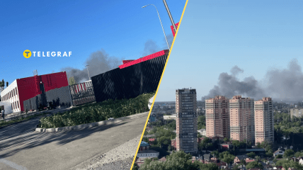 Чорний дим стелиться над містом: у Ростові горить база МВС, подробиці (відео)