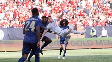 Шакири забил "ножницами" свой дебютный гол за "Ливерпуль"