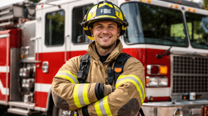 Вітання у картинках з Днем пожежника