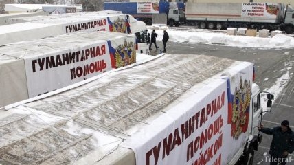 Очередной гумконвой РФ прибыл на российско-украинскую границу