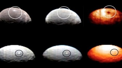 Первые цветные кадры карликовой планеты Церера