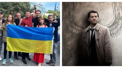 Миша Коллинз с коллегами по сериалу поддержали украинцев