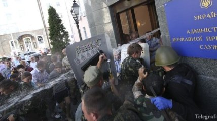 Аваков предупредил участников акции возле администрации Госпогранслужбы