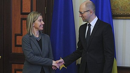Яценюк встретился с Верховным представителем ЕС
