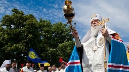 Патриарх Филарет поздравил новоизбранного Президента Украины 
