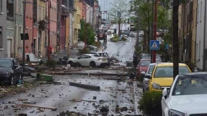 В Люксембурге бушевал разрушительный торнадо