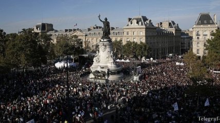 Тысячи французов вновь протестуют против трудовой реформы Макрона