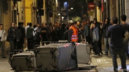 В Барселоне третьи сутки продолжаются столкновения, пострадали 11 человек