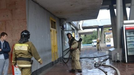 В Одессе загорелся Центральный автовокзал