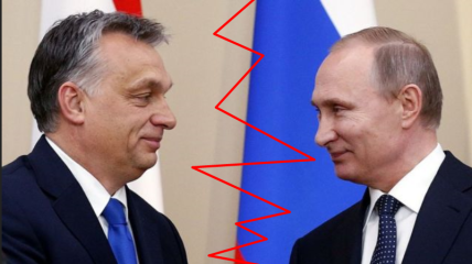Віктор Орбан і володимир путін