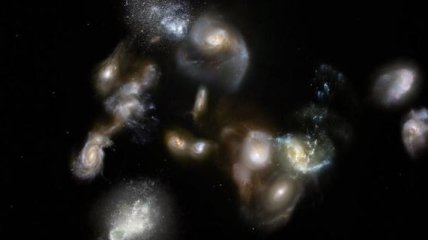 Ученые передвинули появление первых скоплений галактик на 1,5 миллиарда лет 