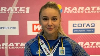 Украинская каратистка Терлюга завоевала золото на турнире в Москве