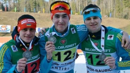 Украинские биатлонисты завоевали "серебро" на чемпионате в Беларуси