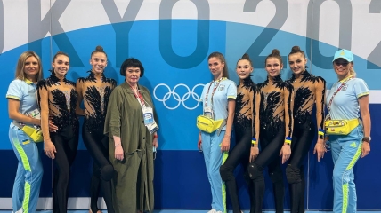 Сборная Украины по художественной гимнастике на Олимпиаде в Токио