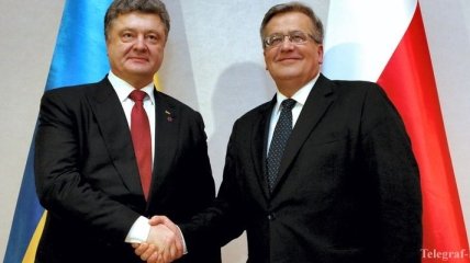 Порошенко и Коморовский обсудили события на Донбассе