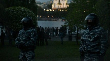 "Битва за сквер" в Екатеринбурге: ОМОН задержал более 40 протестующих