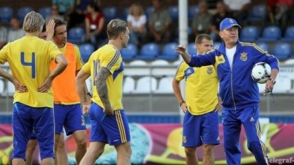 Сборная Украины - Сборная Черногории: стартовые составы команд