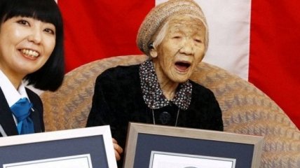 В Японии свое 117-летие отпраздновала Канэ Танака