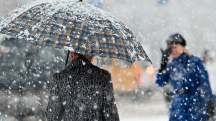 В Украине ожидается мокрый снег и штормовой ветер