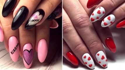 Маникюр 2019: красивые идеи дизайна ногтей ко Дню святого Валентина