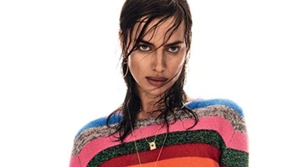 Беременная и мокрая: Ирина Шейк появилась на обложке Vogue