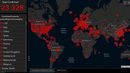 Пандемия COVID-19: Карта распространения коронавируса в мире