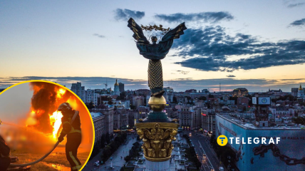 На місці влучань виникли пожежі