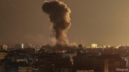 Израиль атаковал сектор Газа: появилось видео удара по штабу ХАМАС