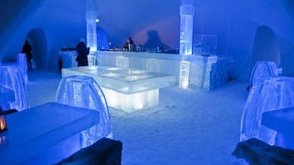 Необычная задумка: отель изо льда