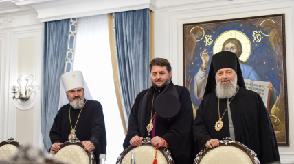 Представители Православной церкви Украины