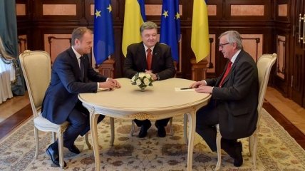 Порошенко встретил участников саммита Украина-ЕС