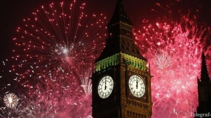 Глобальность встречи Нового года в Лондоне