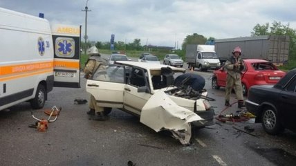 Тройное ДТП в Запорожской области: четверо пострадавших