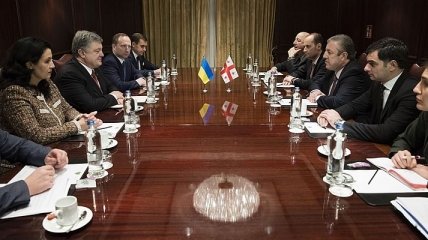 Порошенко провел встречу с премьер-министром Грузии