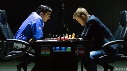 Карлсен и Ананд сыграли вничью в 9-й партии за звание чемпиона мира