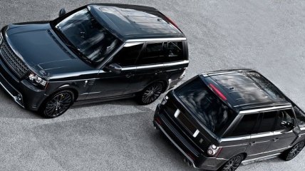 Очень черный Range Rover (Фото)
