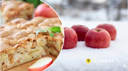 Шарлотка с яблоками